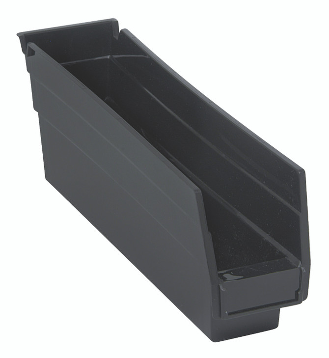 QSB100BKCS Quantum 4" Economy Shelf Bins 11-5/8" x 2-3/4" x 4"