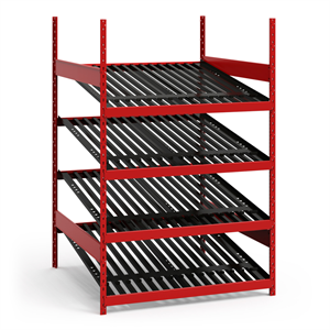 SRP0491 4-Level Battery Rack 48"x48"x75"H