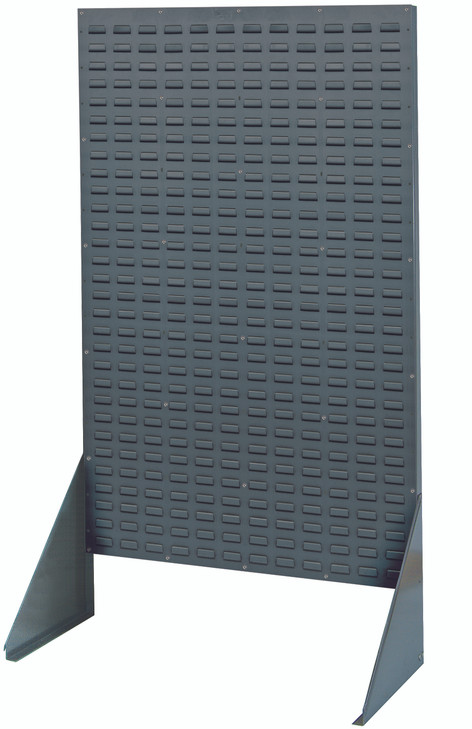 QSS-3666H Rack, 36"W x 12-1/2"D x 66"H, 800 lb. capacity, louvered, 16 gauge, gray enamel coated steel, shipped KD