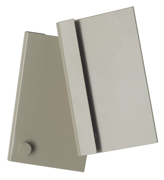 QTB-LP-BKTBG Louvered panel bracket for QTB tip out bins, beige