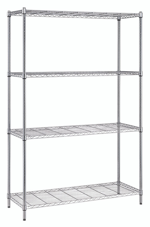 RWR72-2442LD RW72-2442LD Convenient 1 Box Wire Shelving Unit 24"D x 42"W x 72"High with 4 shelves