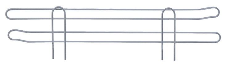 SL18GY Chrome Wire Shelf Side Ledge 18"x4"