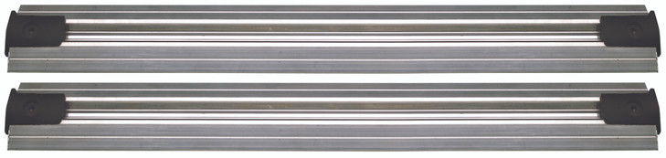 QVTRK-2-192EST Single Unit Floor Track Assembly Kit, includes: (2) 16' v-groove aluminum tracks, (1) end stop kit and hardware, NSF approved, Made in USA