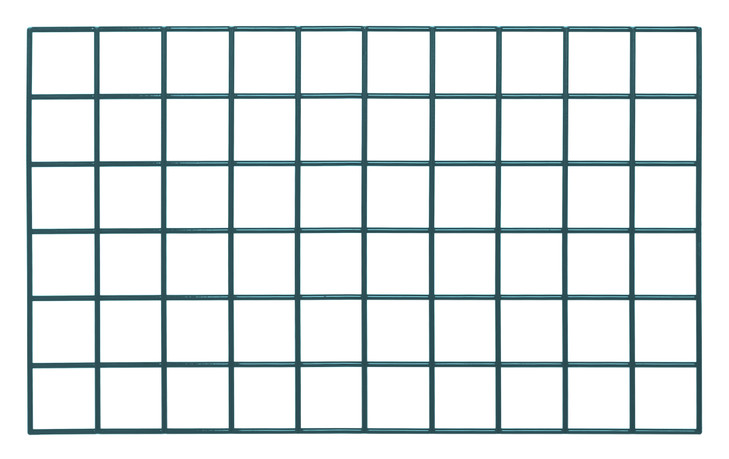 SG-1830P Store Grid Panel, 30"W x 18"H, green epoxy antimicrobial finish, NSF (does not include mounting brackets)
