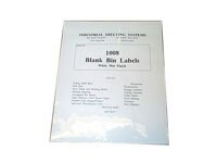 Blank Bin Labels 3"