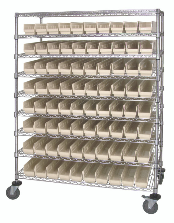 WRC9-63-2448-105IV Catheter Cart 24"D x 48"W x 69"High