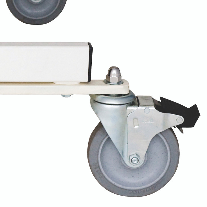 WS-MOB Partition Wall Caster Kit (1 kit needed for Add-On Units, 2 kits needed for Starter Units)