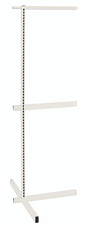 WS70-DS18ADHC Partition Wall Add-On Unit, double sided, 18"W x 50"D x 70"H, includes: (1) upright and (3) tie-bars, white finish