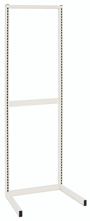 WS70-SS18HC Partition Wall Starter Unit, single sided, 18"W x 26"D x 70"H, includes: (2) upright and (3) tie-bars, white finish