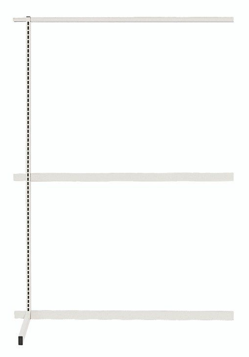 WS70-SS48ADHC Partition Wall Add-On Unit, single sided, 48"W x 26"D x 70"H, includes: (1) upright and (3) tie-bars, white finish
