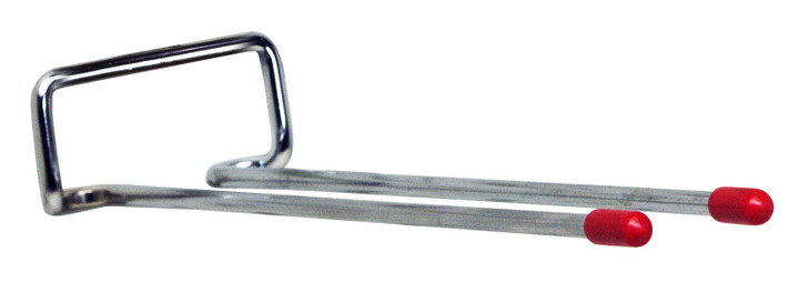WS-DR10C Double Rod, 10" pronged. 15 lbs. load capacity, for use with louvered panels