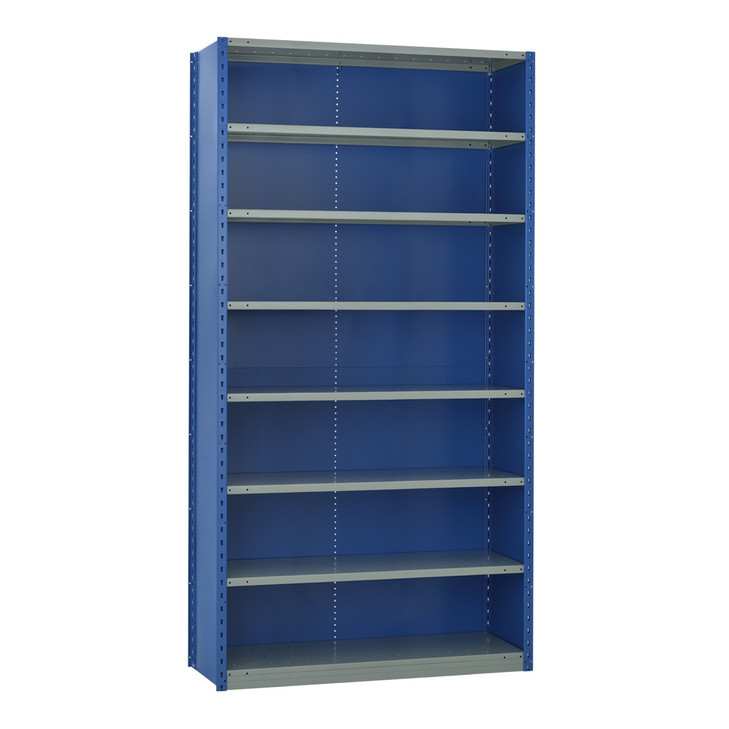 SRD2449 Rousseau Closed Starter Unit 48"x12"x99"H with 8 shelves