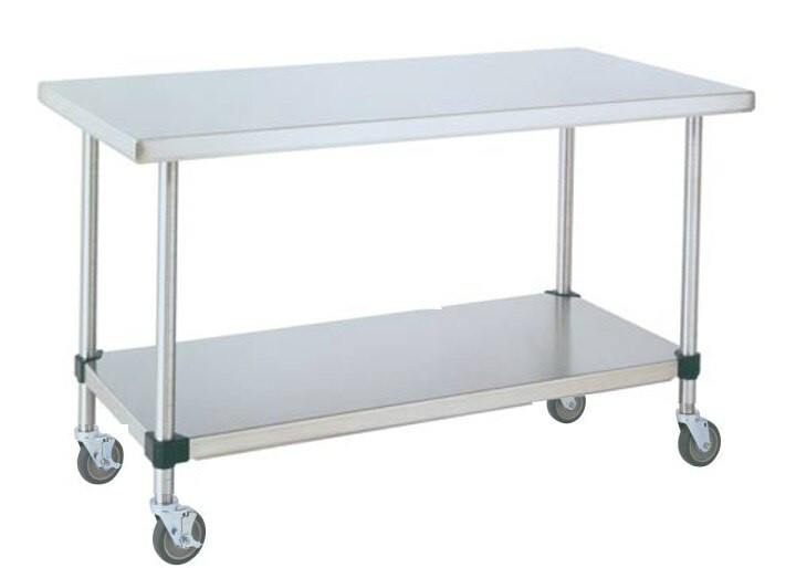 Metro Mobile Stainless Steel HD Work Table with Casters