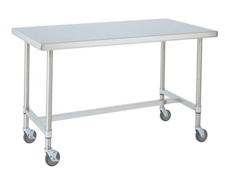 Metro Mobile Stainless Steel HD Work Table with Casters