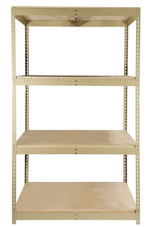 Rivet Rack Unit 48Wx18Dx84H with 4 levels with board