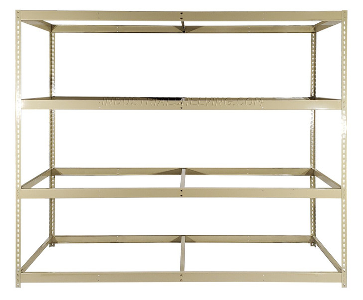 Rivet Rack Unit 96Wx36Dx84H with 4 levels No Board