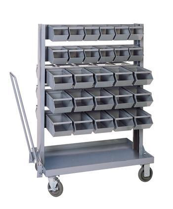 Small Mobile Bin Unit w/ 54 Bins