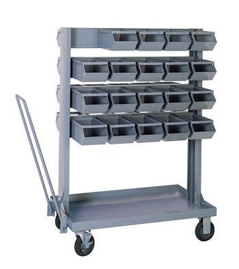 Small Mobile Bin Unit w/ 40 Bins