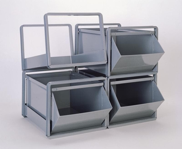 1-415BCU-3 Steel Stackrack Unit with Number 4 Stackbins