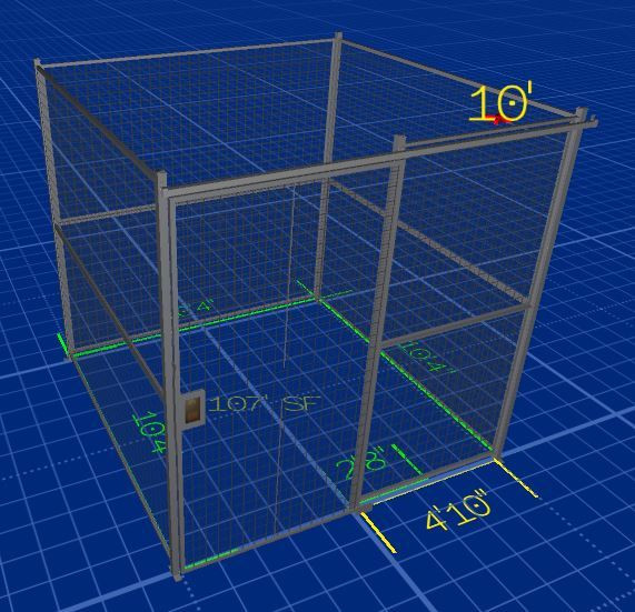WireCrafters Woven Wire Partitions
