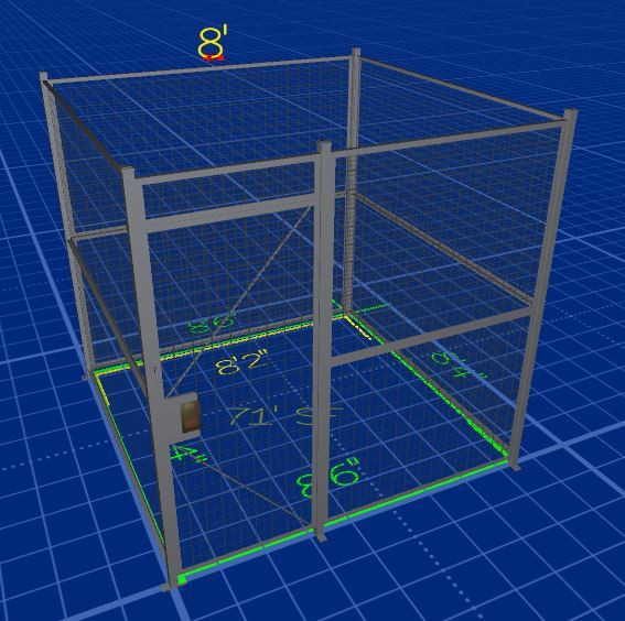 WireCrafters Woven Wire Partitions