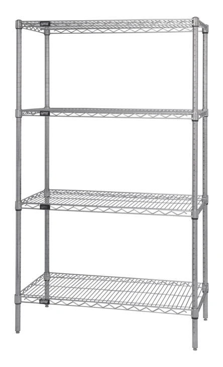 WR63-1448C Chrome Wire Shelving Unit 14"D x 48"W x 63"High