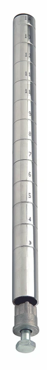 P63C Chrome Wire Shelving Post 63"