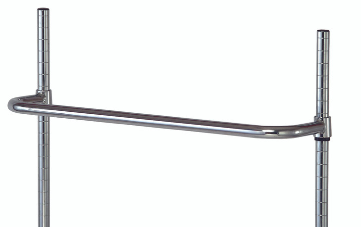 PH24 Chrome Wire Shelving Push Handle 24" Wide