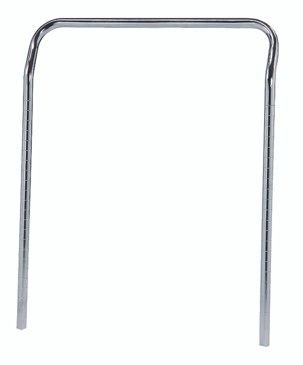 UH24 Chrome Wire Shelving U-Handle 24" Wide