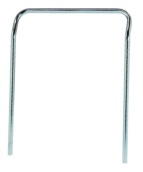 UH24 Chrome Wire Shelving U-Handle 24" Wide