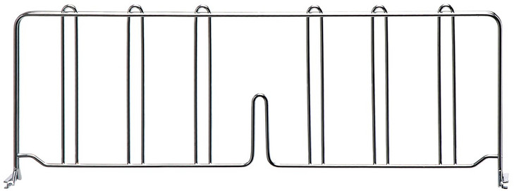 DIV21 Chrome Wire Shelf Divider 21"x8"