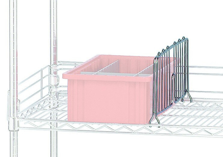 DIV30 Chrome Wire Shelf Divider 30"x8"