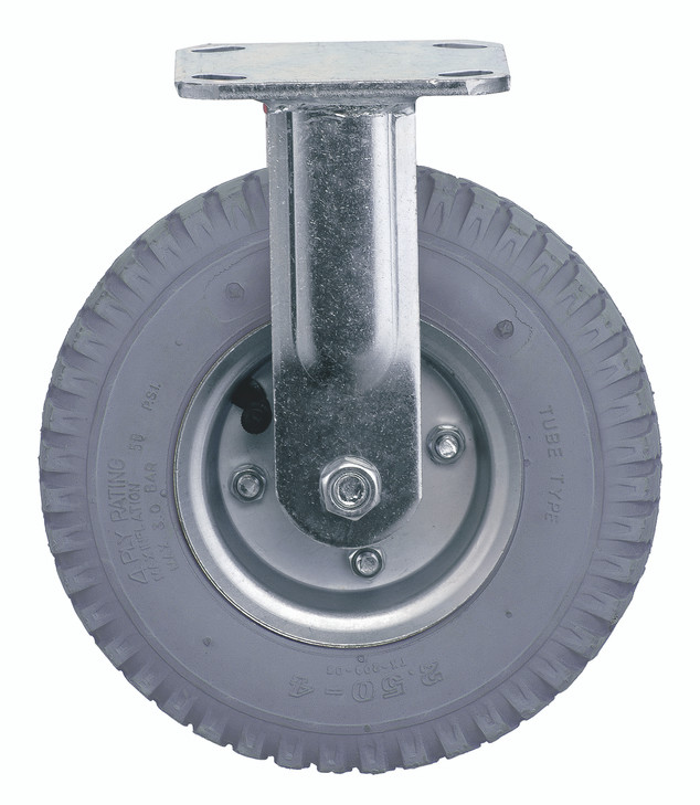 PT-NR Pneumatic Rigid Plate Caster 8"x2-1/2"