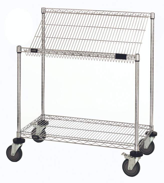 M2436SL34C Wire Work Station Cart 24" x 36"