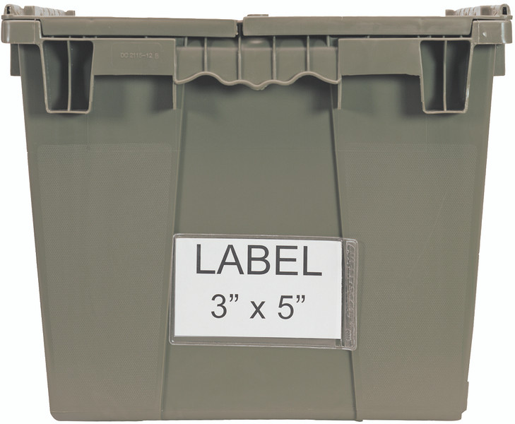 QDL-2115 Clear Label Holder 3" x 5"