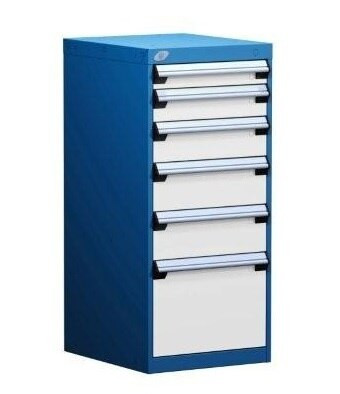 L3ABD-4029 L Series Cabinet 18"x21"x40"H with 6 Drawers