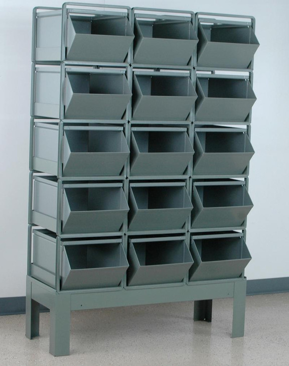 1-515BCU-3 Stackrack Unit with 15, Number 5 Stackbins