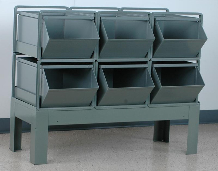 1-56BCU-3 Stackrack Unit with 6, Number 5 Stackbins