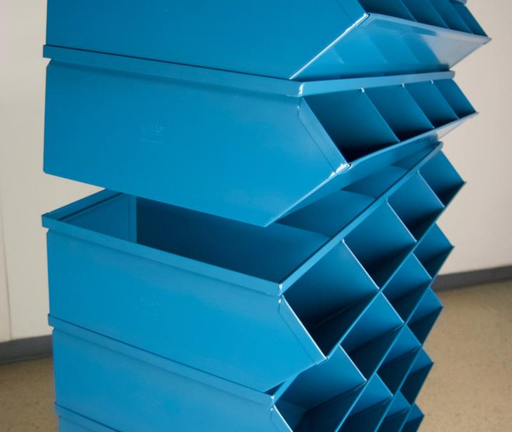 3-332SSPB Number 3 Pallet Base Sectional Bin Unit, 32 Compartment