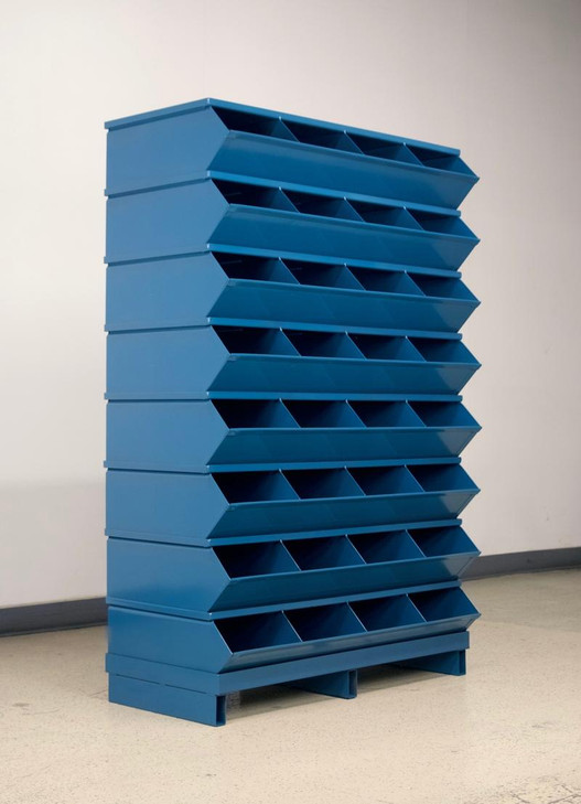3-332SSPB Number 3 Pallet Base Sectional Bin Unit, 32 Compartment