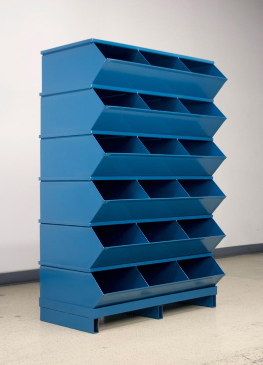 3-418SSPB Number 4 Pallet Base Sectional Bin Unit, 18 Compartment