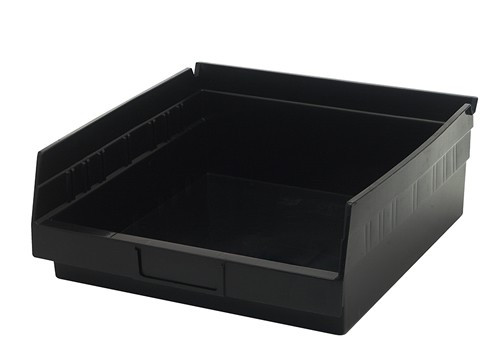 QSB109COCS Conductive Shelf Bin 11-5/8" x 11-1/8" x 4" - Carton of 8 Bins