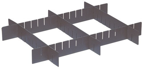 DS92035CO Conductive Short Divider for Dividable Grid Containers - Carton of 6 Short Dividers