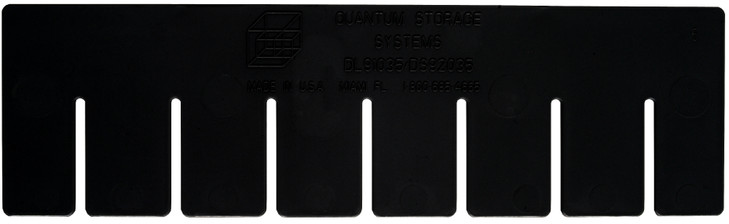 DS92035CO Conductive Short Divider for Dividable Grid Containers - Carton of 6 Short Dividers