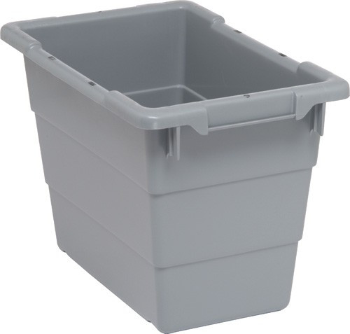 TUB1711-12BL TUB1711-12 Cross Stack Tub 17-1/4" x 11" x 12" - Carton of 6 Tubs
