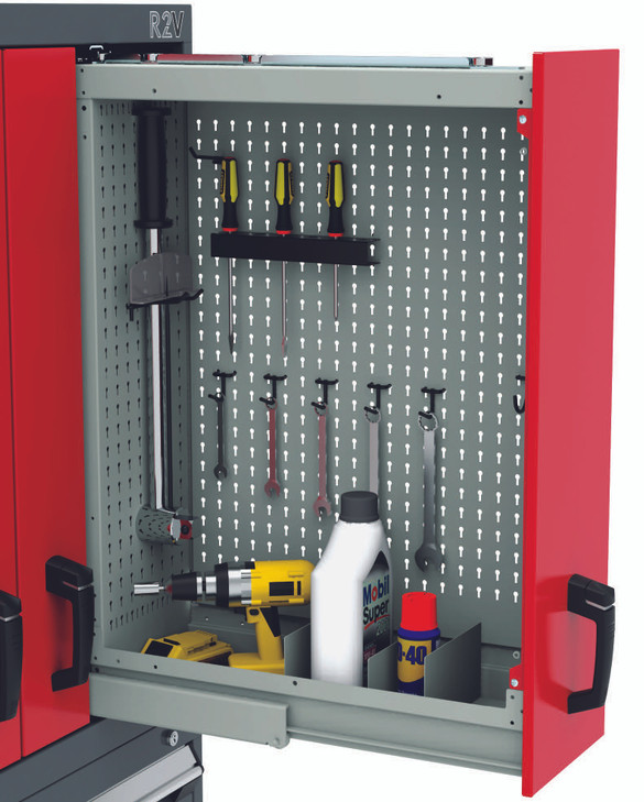 R2V Vertical Storage System, 60"W x 27"D x 76"H with 15 Drawers