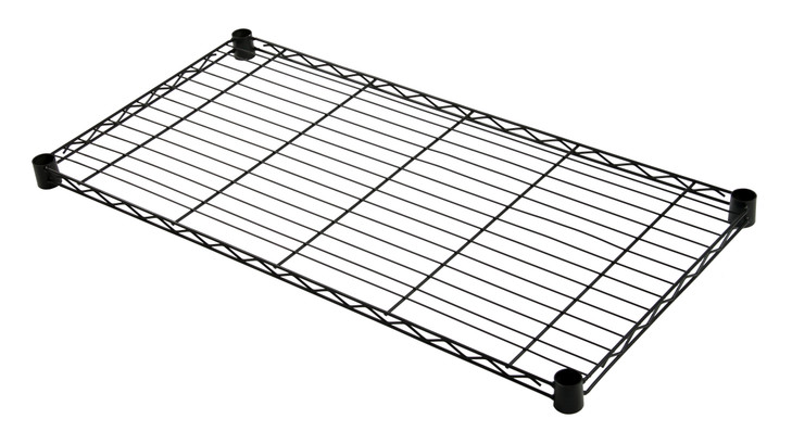 2142BK Black Wire Shelf 21"D x 42"W