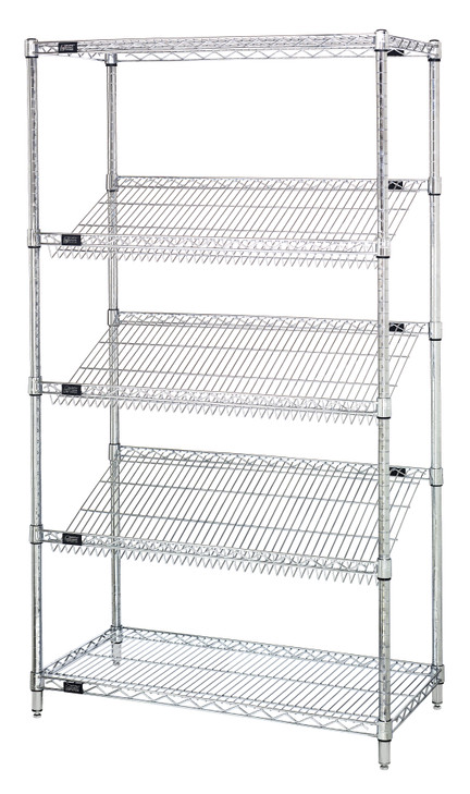 1836SL6C Chrome Wire Shelf 18"D x 36"W