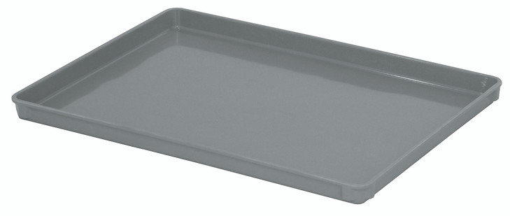 2026TRGY Tray, 20"W x 26"L x 1-1/2"H, gray, NSF, made in the USA