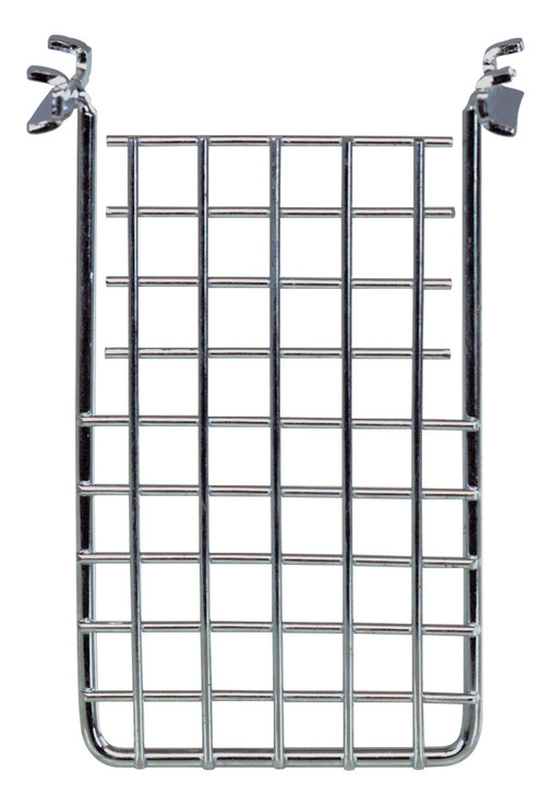 4X3HBD Divider, 3"W x 4-1/2"H, for use with hanging baskets, chrome plated finish